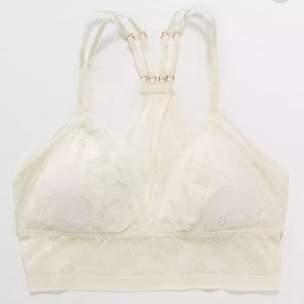 Sold; NWOT Aerie POP! Lace Padded Bralette - Picture 3 of 7